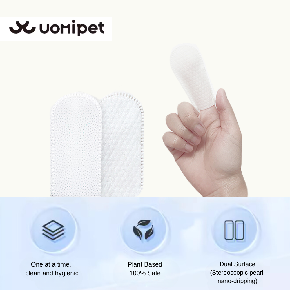 Uomipet - Oral Care Disposable Finger Cleaning Pad 54pcs