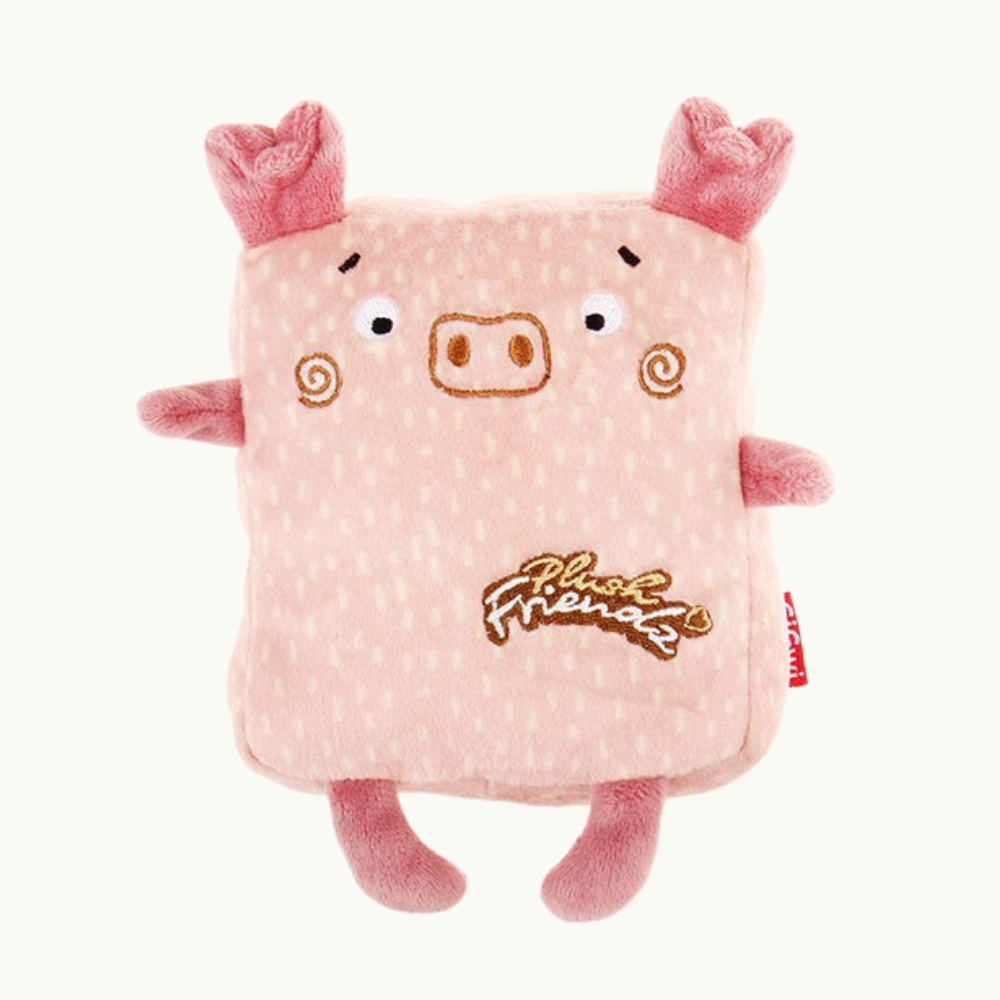 GiGwi - Crinkly Plush Dog Toys (Piggy)