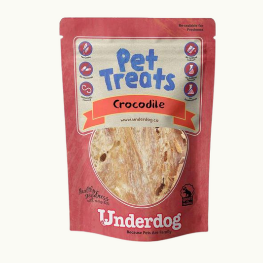 Underdog - Crocodile Air Dried Dog Treats 60g