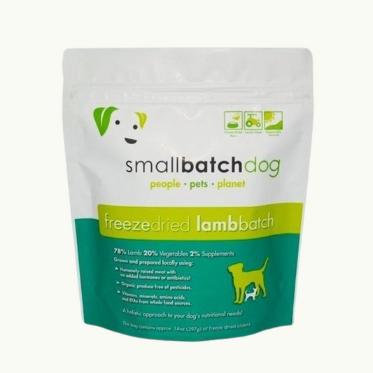 Small Batch Dog -Lamb Hearts Freeze Dried Cat & Dog Treats 3.5oz