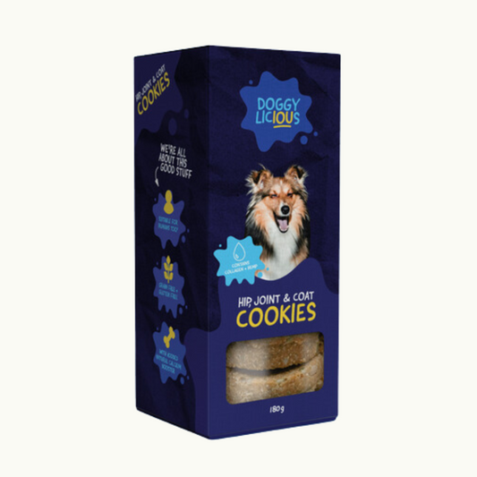 Doggylicious Hip Joint And Coat Cookies 180g