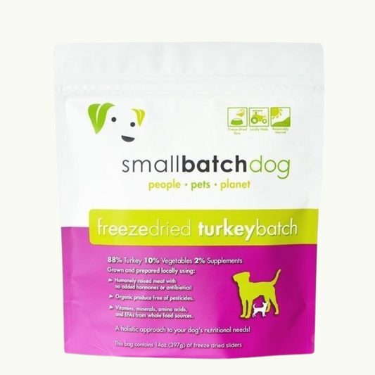 Small Batch Dog - Turkey Hearts Freeze Dried Cat & Dog Treats 3.5oz