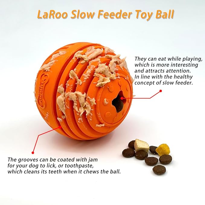 LaRoo - Dog Yummy Feeder Puzzle Toy Ball