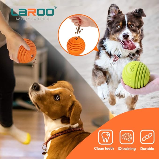 LaRoo - Dog Yummy Feeder Puzzle Toy Ball