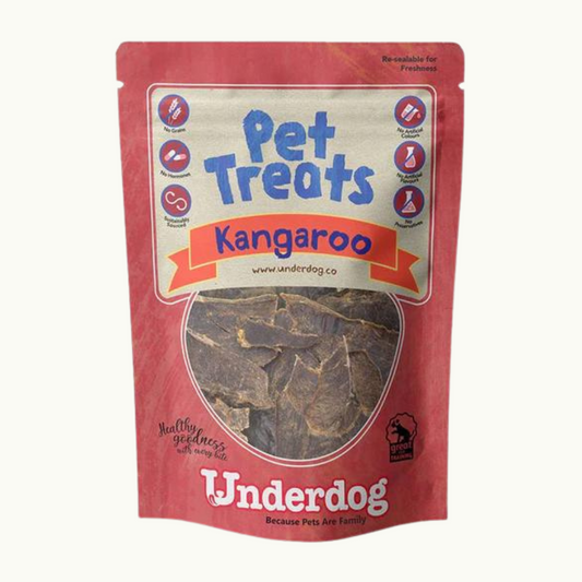 Underdog - Kangaroo Air Dried Dog Treats 60g