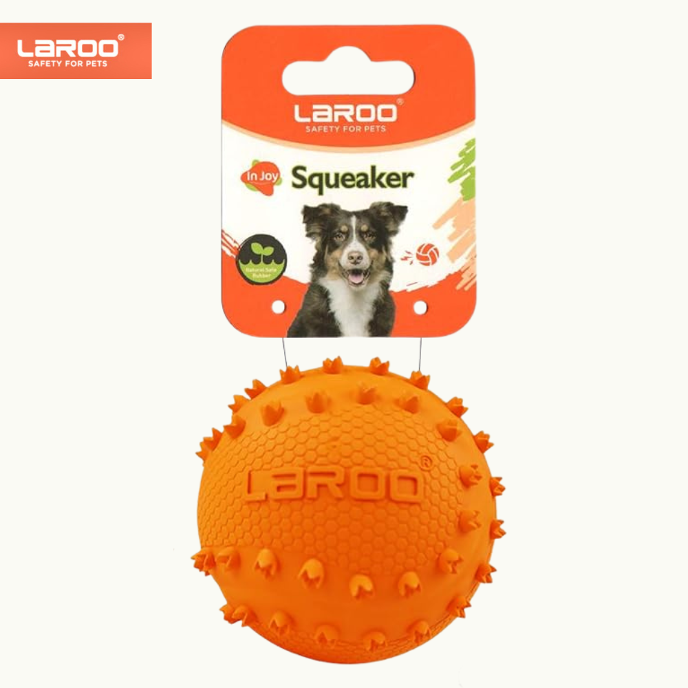 LaRoo - Squeaky Durable Dog Ball Toy