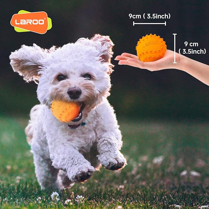 LaRoo - Squeaky Durable Dog Ball Toy