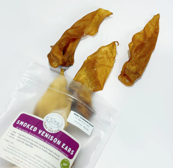 The Source-sage Club Air Dried New Zealand Smoked Venison Ears 125g