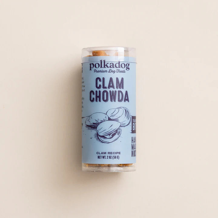 Polkadog Clam Chowda Mini Tube 2oz