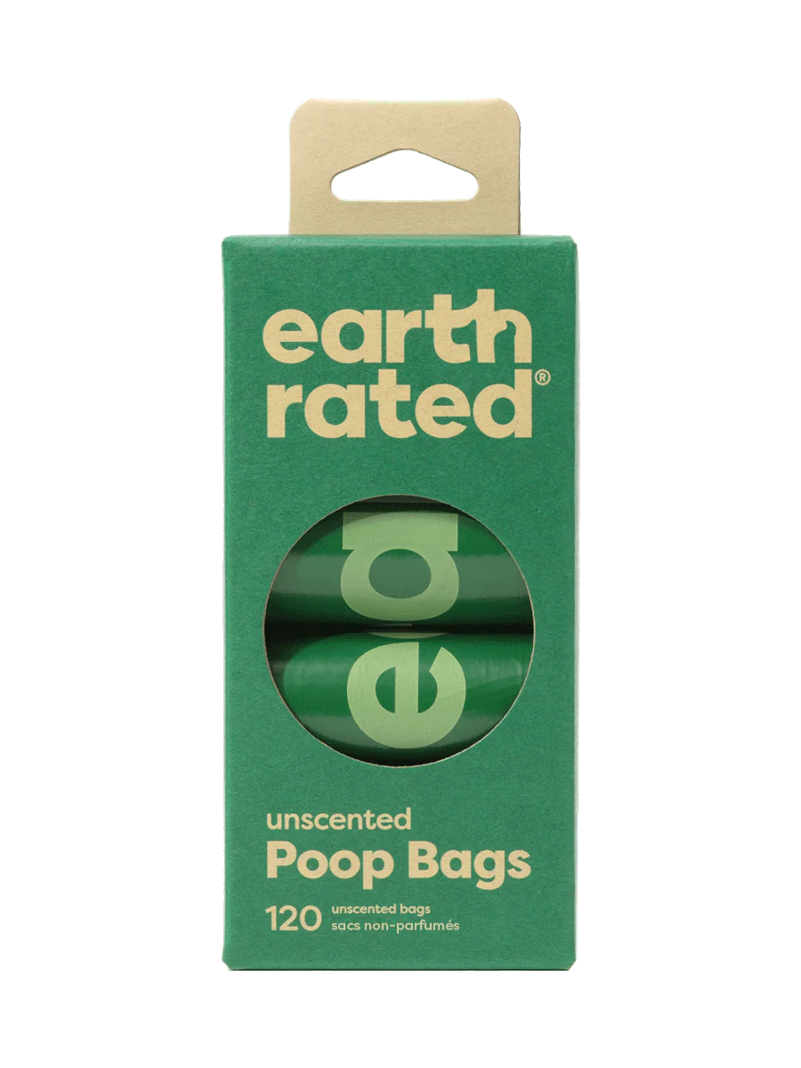 Earth Rated Dog Poop Bags Unscented 120 Bags