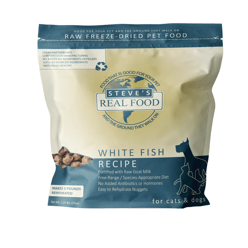 Steve's Real Food Freeze Dried White Fish Diet 567g