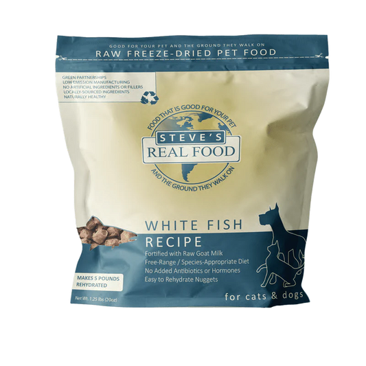 Steve's Real Food Freeze Dried White Fish Diet 567g