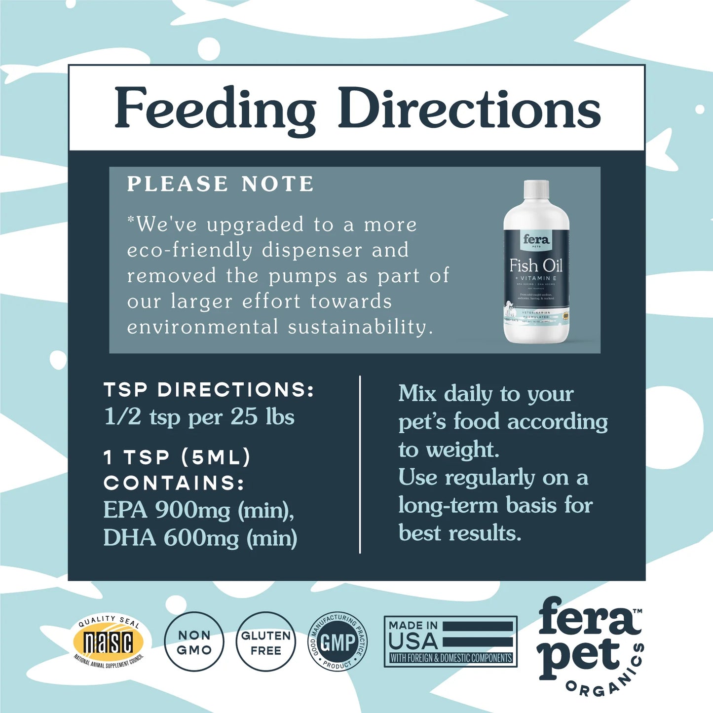 Fera Pets - Fish Oil Dogs & Cats