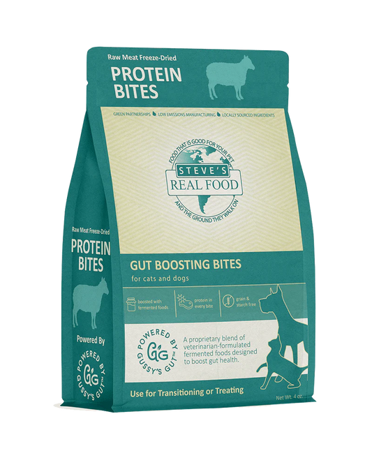 Steve's Real Food Freeze Dried Fermented Gut Health Treats - Lamb Protein Bites