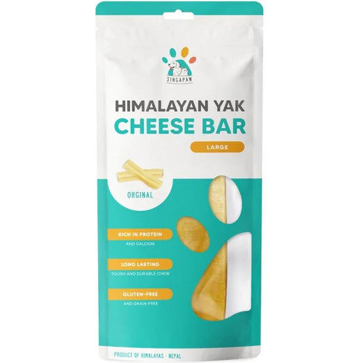 Singapaw Himalayan Yak Cheese Bar Dog Chew - Large 160g