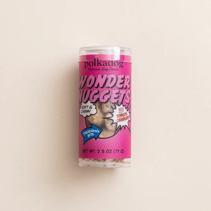 Polkadog Wonder Nuggets Turkey & Cranberry Mini Tube 2.5oz