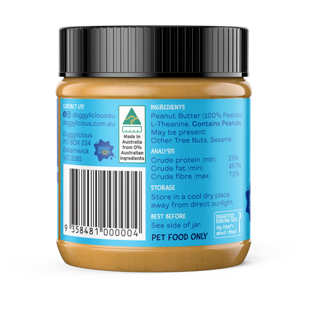 Doggylicious Calming Peanut Butter 250g