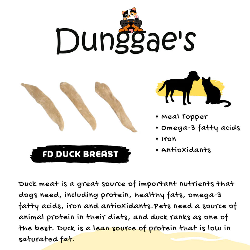 Dunggae's Freeze Dried Duck Breast