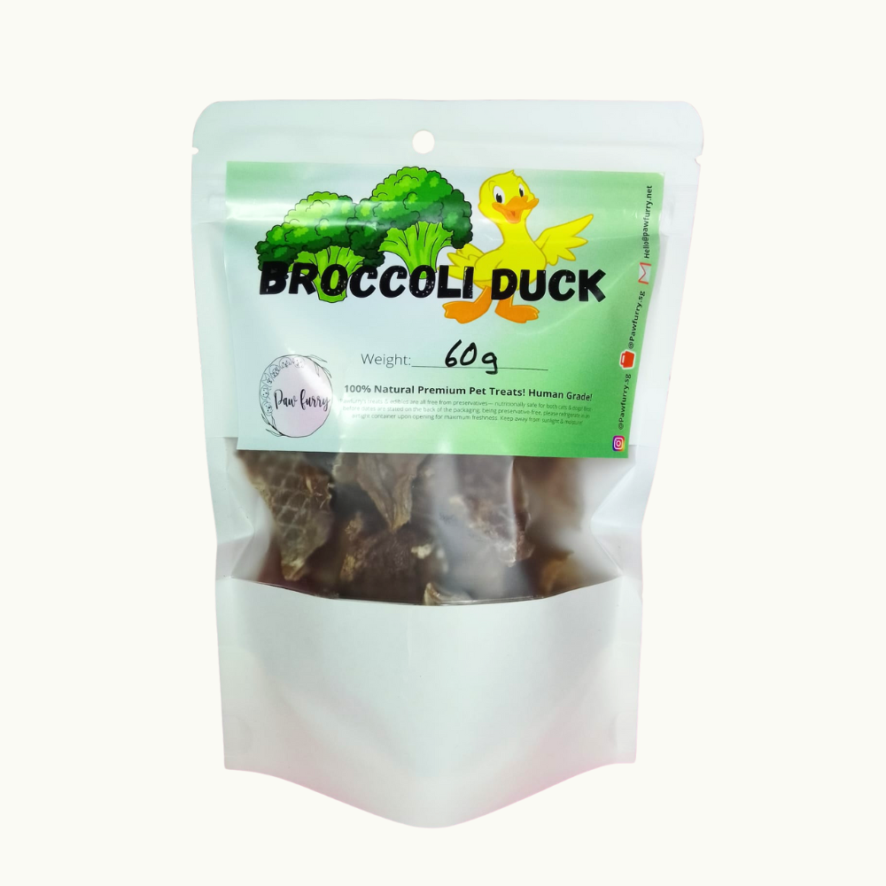 Pawfurry Broccoli Duck - 60g